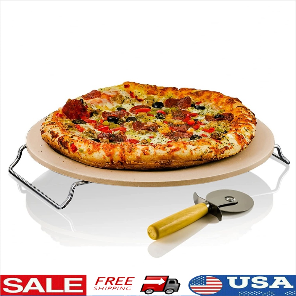 Pizza Stone Baking - Ceramic Pizza Stone Set 13 Inch