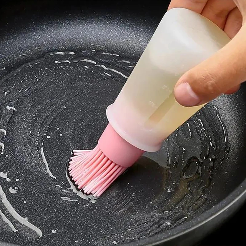 Kitchen Gadgets Kitchen - New 2026 1PC Silicone Oil-Bottle Brush