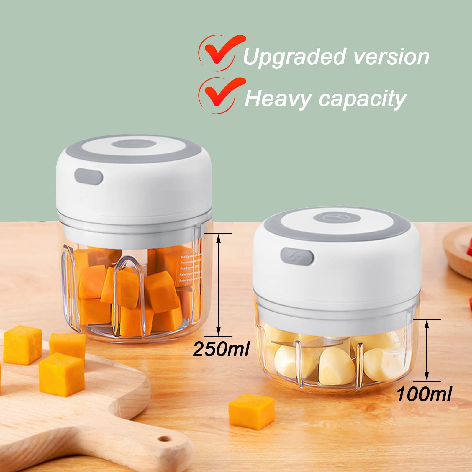 GMOX 250ML Mini Electric Garli - огляд і ціна Kitchen Gadgets Vegetable Chopper