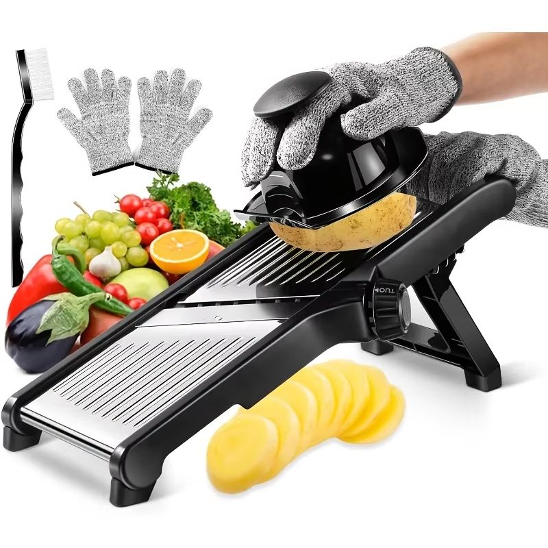 Stainless Steel Mandoline Slic - огляд і ціна Kitchen Gadgets Vegetable Chopper
