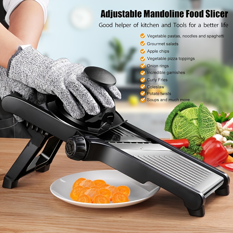 Stainless Steel Mandoline Slic - огляд і ціна Kitchen Gadgets Vegetable Chopper