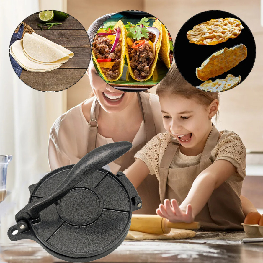 Tortilla Press Maker Aluminum  - огляд і ціна Kitchen Gadgets Roti Maker