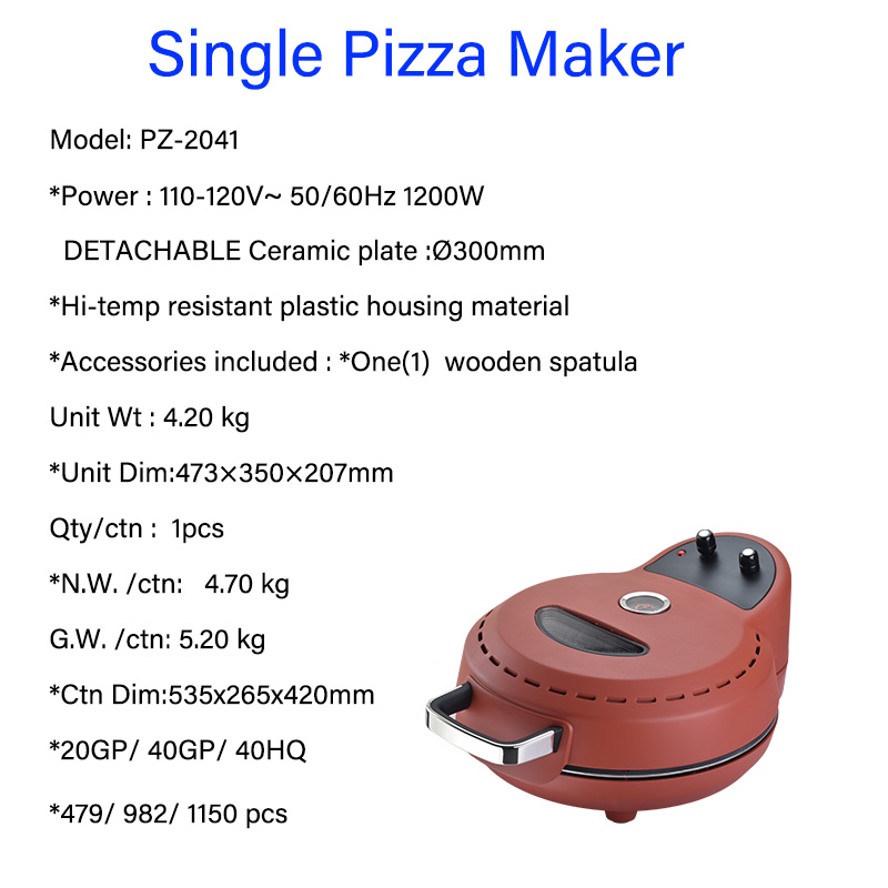 Electric Pizza Oven Indoor Por - огляд і ціна Pizza Stone Baking