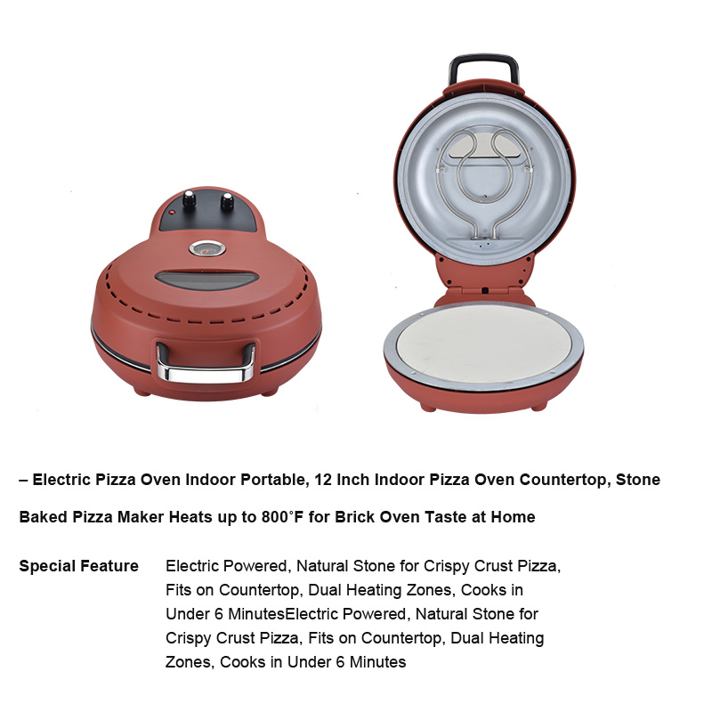 Electric Pizza Oven Indoor Por - огляд і ціна Pizza Stone Baking