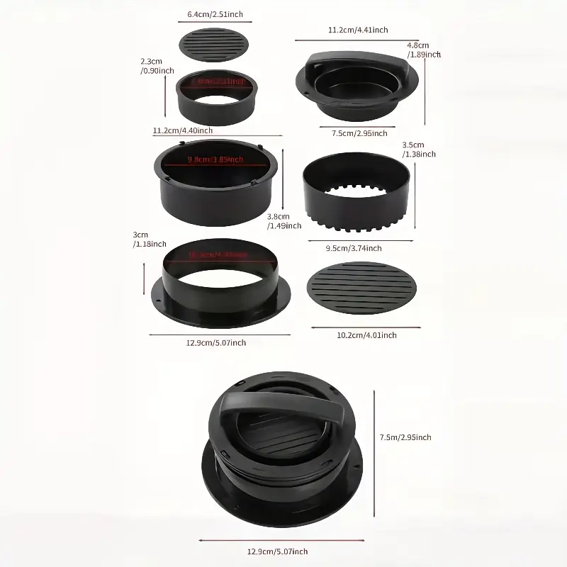 4-in-1 Round Hamburger Burger  - огляд і ціна Kitchen Helper Gadgets