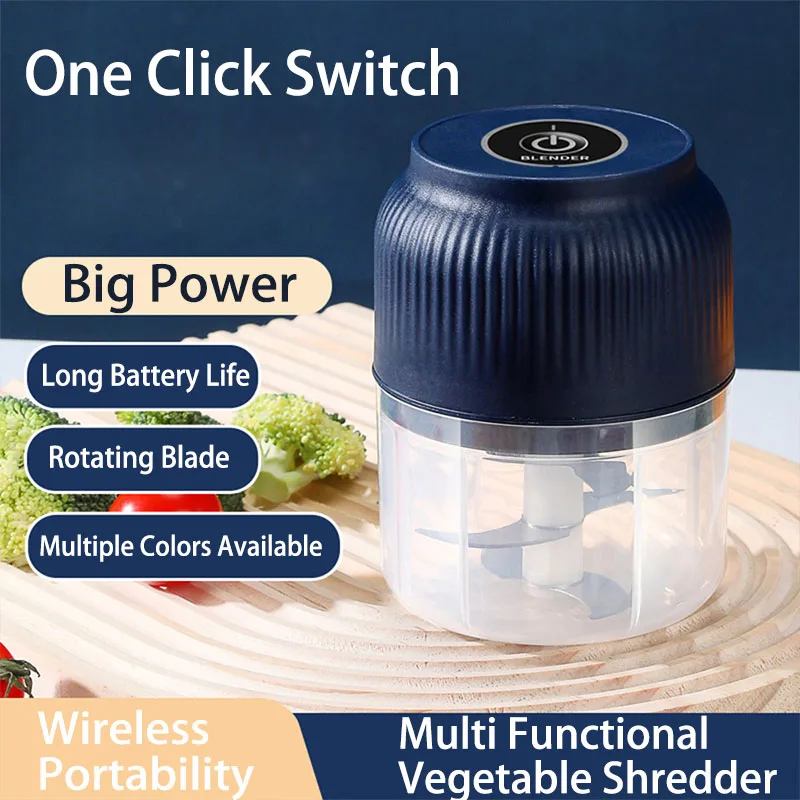 New 250ml Mini Wireless USB Re - огляд і ціна Kitchen Gadgets Vegetable Chopper