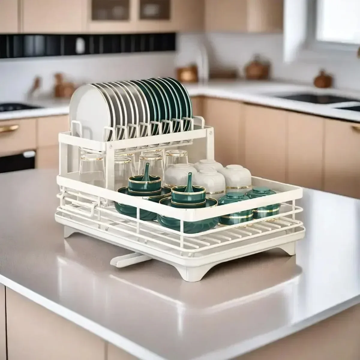 Double Layer Bowl Rack Adjusta - огляд і ціна Kitchen Gadgets And Utensils