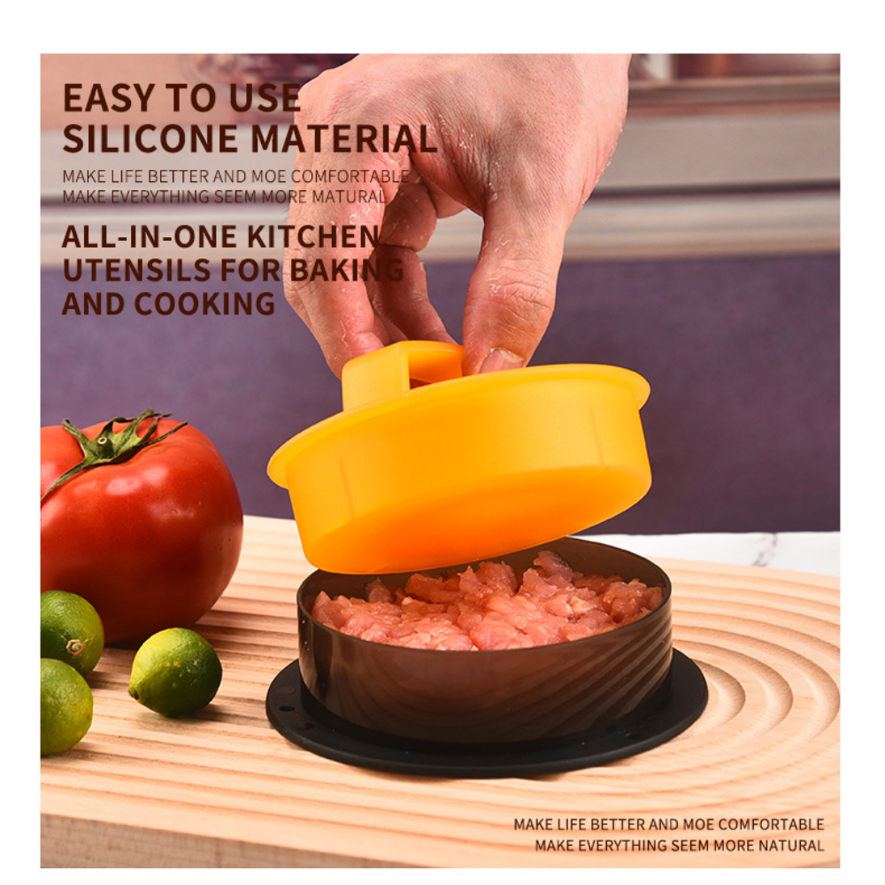 Round Hamburger Burger Press B - огляд і ціна Kitchen Helper Gadgets