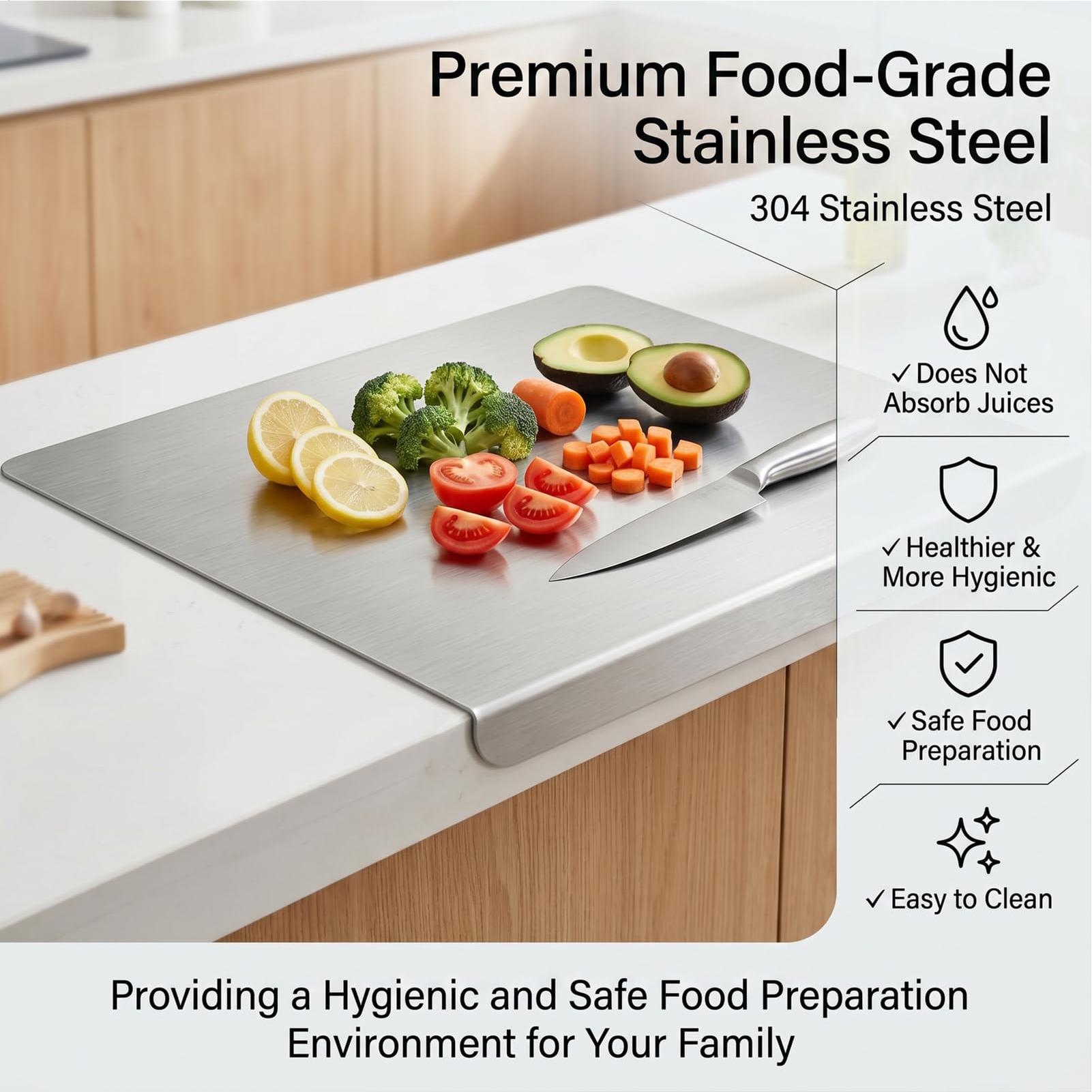 Stainless Steel Cutting Boards - огляд і ціна Kitchen Gadgets Kitchen