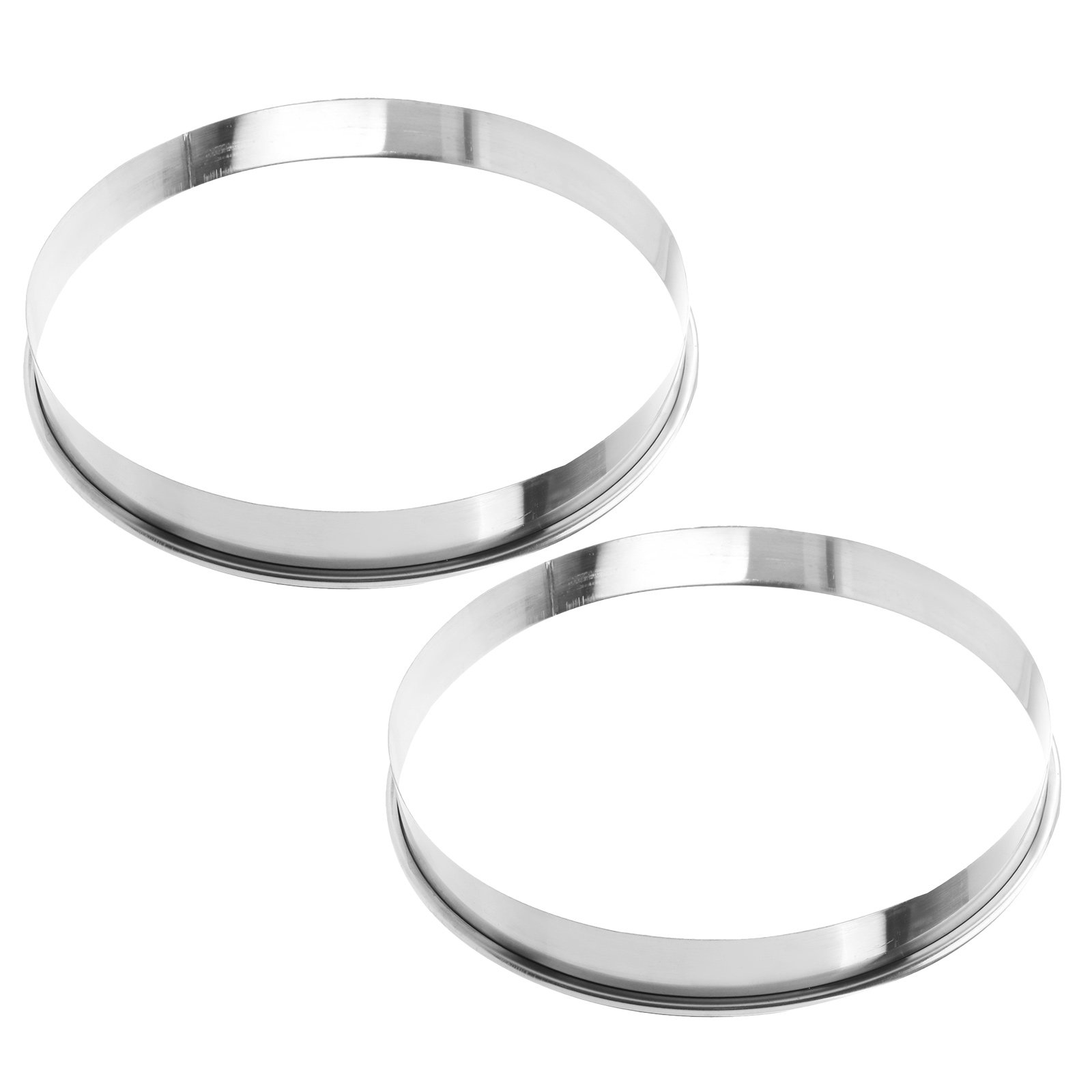 2Pcs Stainless Steel Pizza Rin - огляд і ціна Pizza Stone Baking
