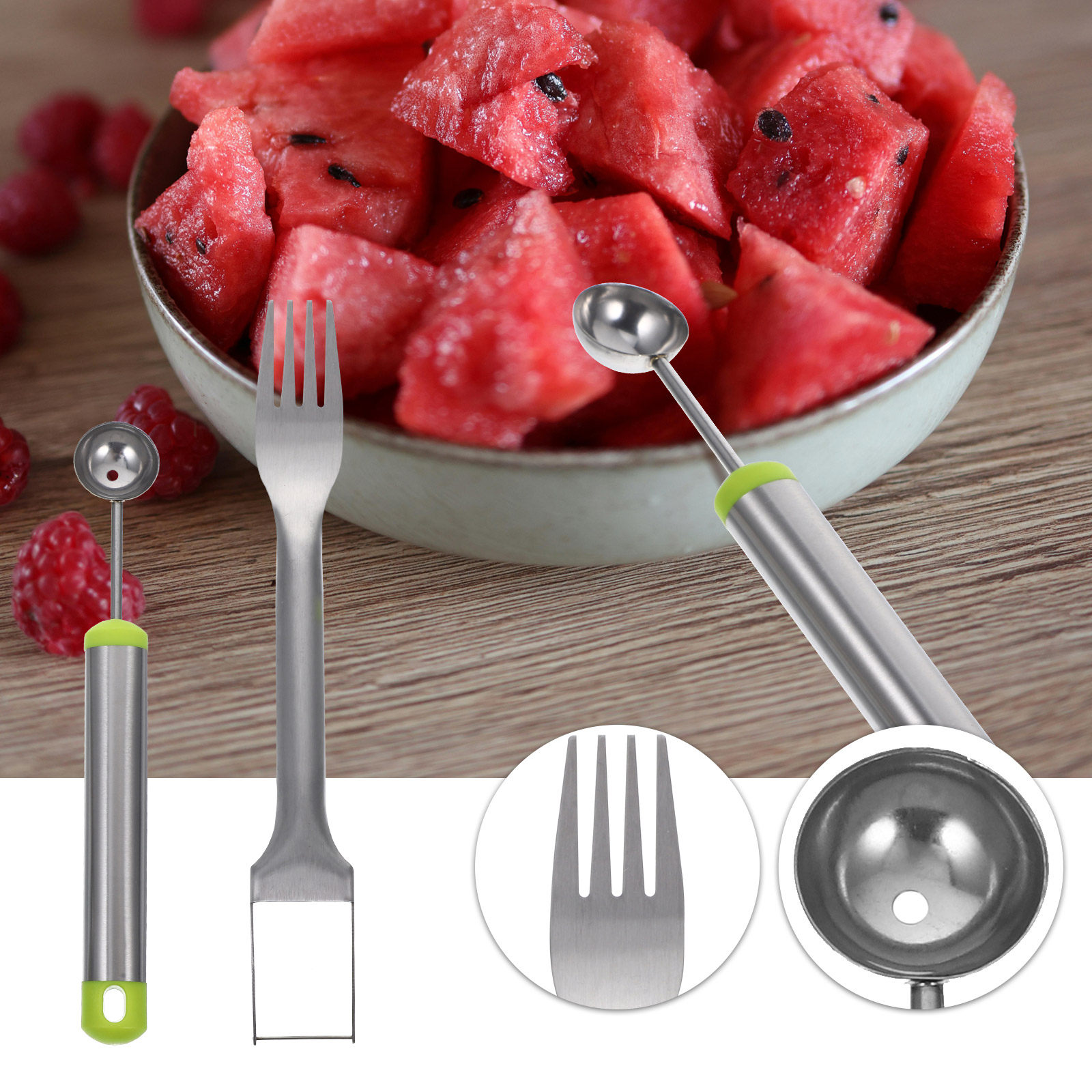 1 Set Of Metal Watermelon Slic - огляд і ціна Kitchen Gadgets Kitchen