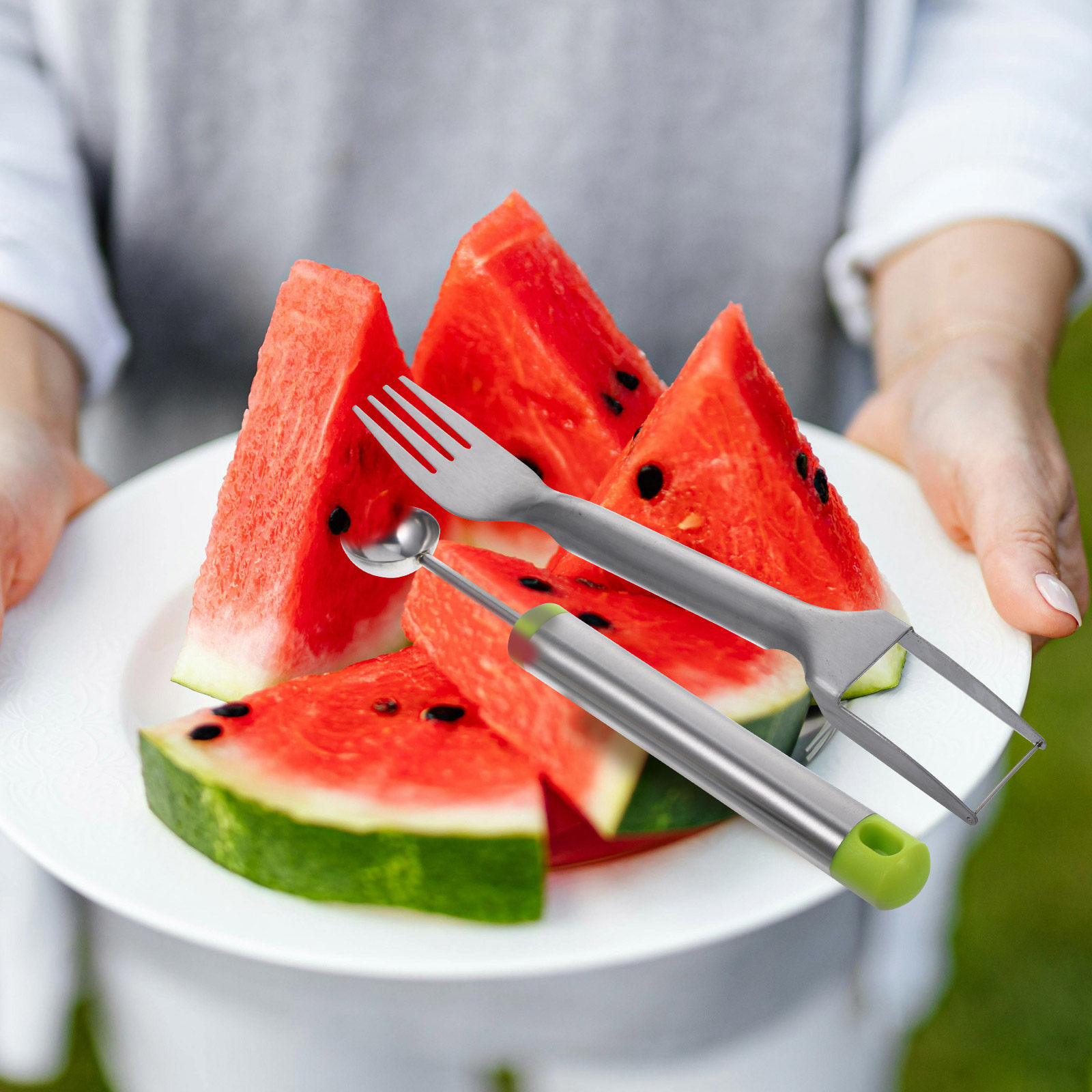1 Set Of Metal Watermelon Slic - огляд і ціна Kitchen Gadgets Kitchen