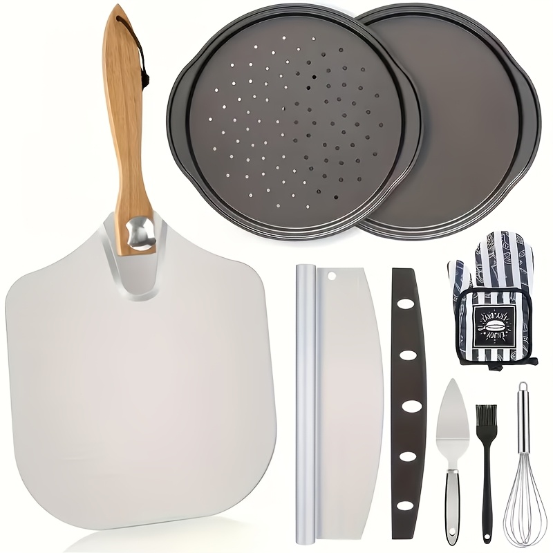 Pizza Stones Set - Large Pizza - огляд і ціна Pizza Stone Baking